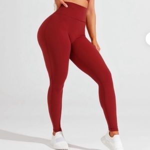 Legacy Legging - Vineyard Dark Red